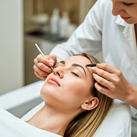 Tratamento de skincare profissional